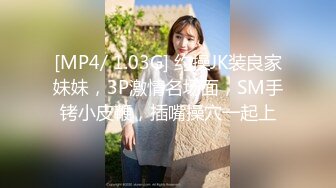 [MP4/ 1.03G] 约操JK装良家妹妹，3P激情名场面，SM手铐小皮鞭，插嘴操穴一起上