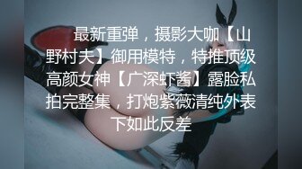 ❤️最新重弹，摄影大咖【山野村夫】御用模特，特推顶级高颜女神【广深虾酱】露脸私拍完整集，打炮紫薇清纯外表下如此反差