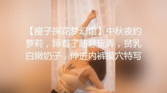 【瘦子探花梦幻馆】中秋夜约萝莉，睡着了随意玩弄，贫乳白嫩奶子，伸进内裤摸穴特写