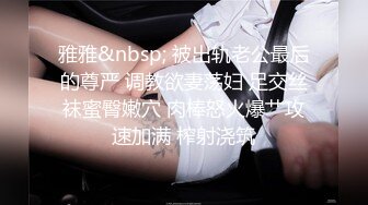 雅雅&nbsp; 被出轨老公最后的尊严 调教欲妻荡妇 足交丝袜蜜臀嫩穴 肉棒怒火爆艹攻速加满 榨射浇筑