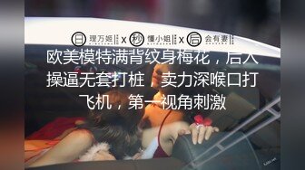 欧美模特满背纹身梅花，后入操逼无套打桩，卖力深喉口打飞机，第一视角刺激