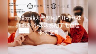 国模云菲大尺度私拍开裆丝袜捆绑照 小妹妹刚刮了毛看起来很饱满