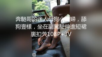 奔馳哥的迷人母狗小情婦，舔狗壹樣，坐在副駕駛伸進短裙裏扣茓108P+3V