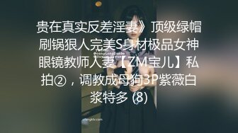 贵在真实反差淫妻》顶级绿帽刷锅狠人完美S身材极品女神眼镜教师人妻【ZM宝儿】私拍②，调教成母狗3P紫薇白浆特多 (8)