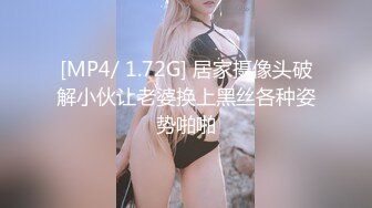 [MP4/ 1.72G] 居家摄像头破解小伙让老婆换上黑丝各种姿势啪啪