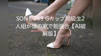 SONE-269 Gカップ同級生2人組が僕の家で勉強合【AI破解版】