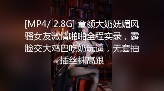 [MP4/ 2.8G] 童颜大奶妩媚风骚女友激情啪啪全程实录，露脸交大鸡巴吃奶玩逼，无套抽插丝袜高跟