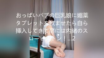 おっぱいパブの巨乳娘に媚薬タブレットを飲ませたら自ら挿入してきて店には内緒のスローピストン！…2