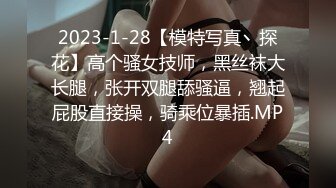 2023-1-28【模特写真丶探花】高个骚女技师，黑丝袜大长腿，张开双腿舔骚逼，翘起屁股直接操，骑乘位暴插.MP4