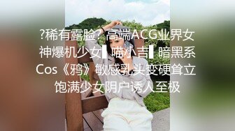 ?稀有露脸? 高端ACG业界女神爆机少女▌喵小吉▌暗黑系Cos《鸦》敏感乳头变硬耸立 饱满少女阴户诱人至极