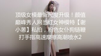 顶级女模最新尺度升级！颜值巅峰秀人网当红女神模特【谢小蒽】私拍，粉色女仆狗链鞭打手指高速摩擦高潮喷水2